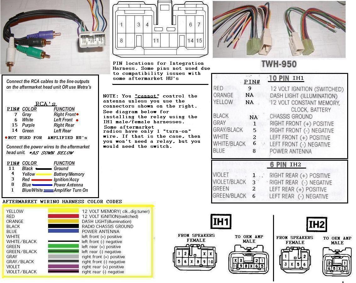 Color Code Kenwood Wiring Diagram Colors from www.97supraturbo.com